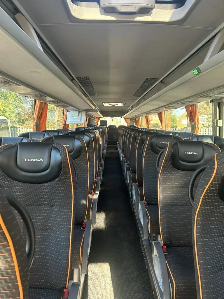 57 Seater Coach interior